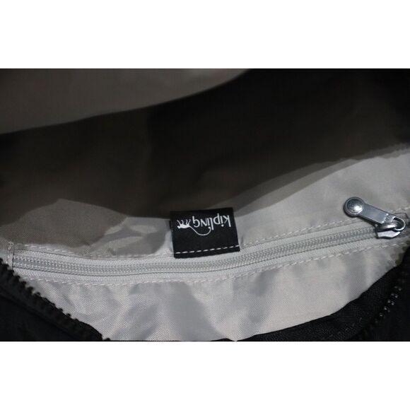 Kipling KI9450 Unisex Small Black Tonal Queenie Backpack - Picture 4 of 12